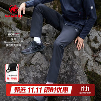 MAMMUT 猛犸象 Trekkers弹力舒适防风软壳裤男户外长裤 黑色 L
