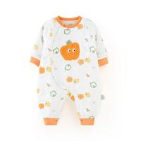 麦拉贝拉 molobalo Molo&Balo 冬款婴儿连体棉服长袖偏开夹棉宝宝连体衣