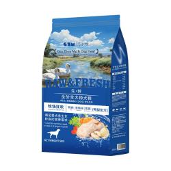 瓜洲牧 狗粮通用型10斤装冻干鸭肉梨狗粮泰迪柯基幼犬成犬金毛大中小型犬