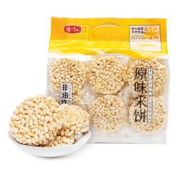 蒲议 原味米饼300g炒米饼传统小吃老式爆米花休闲膨化零食点心