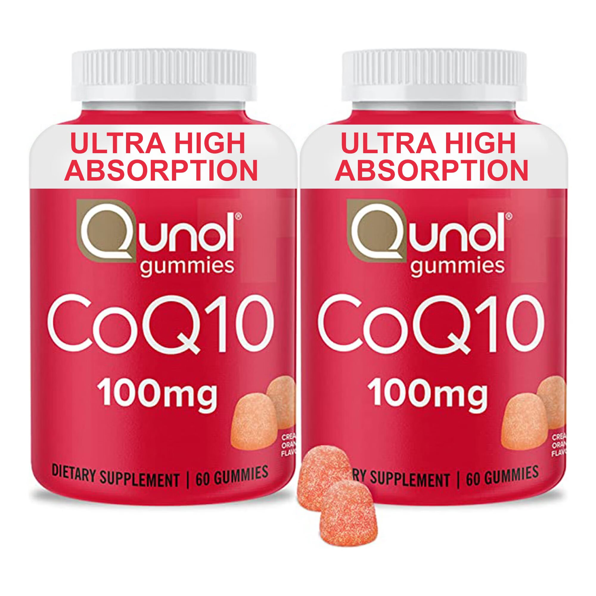 Qunol CoQ10 软糖  100 mg  美味的软糖补充剂