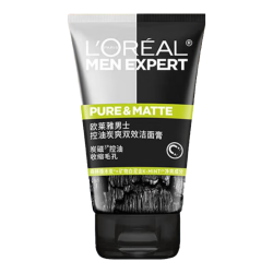 巴黎欧莱雅 抗黑头 男士洗面奶  50ml