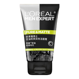 88VIP：巴黎欧莱雅 抗黑头 男士洗面奶  50ml