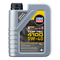 力魔（LIQUI MOLY）德国全合成机油 发动机润滑油  低灰分国六标准汽机油 顶技4100 5W40 C3/SN 1L