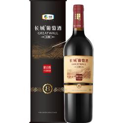 长城葡萄酒 中粮长城干红葡萄酒红酒窖酿8圆筒解百纳750ml×1婚庆婚宴