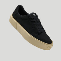 EQLZ 义阔 FAULT 25 男款低帮反硫化错版鞋款板鞋女休闲鞋无中生有 幽灵黑 44