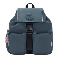 凯普林 kipling男女款休闲风通勤出门旅行包双肩背包书包|ALDINE 黑粉蓝拼接