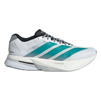 阿迪达斯 （adidas）男士长距离公路跑步鞋 Adizero Boston 13 缓震超轻透气运动鞋 白青/JR4791 41