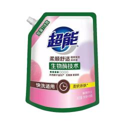 超能 洗衣液 实惠补充袋装 898g*2