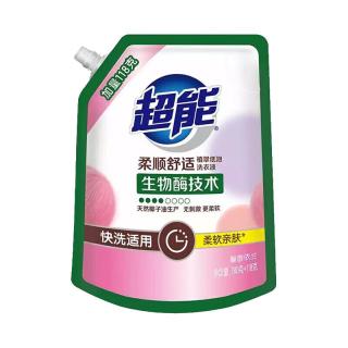 超能 洗衣液 实惠补充袋装 898g*2