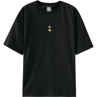 美特斯邦威短袖T恤男女夏季宽松纯棉京剧文化印花圆领T恤