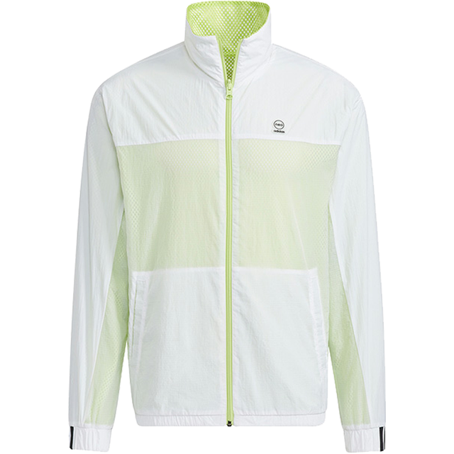 adidas NEO 防风简约运动休闲耐磨男式户外风衣立领夹克男