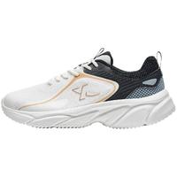 特步（XTEP）跑鞋运动鞋夏季网面透气缓震轻便软底耐磨休闲男鞋跑步鞋白色 帆白/黑 40