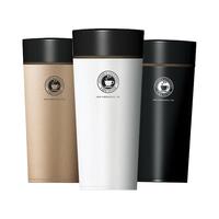 日本Asvel咖啡杯高颜值保温杯女便携水杯男304不锈钢杯子硅胶双层