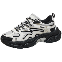 骆驼（CAMEL）户外登山鞋男女防滑透气轻量化专业徒步鞋 38 黑/白，女