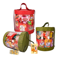 徐福记酥心糖沙琪玛抱抱桶礼盒休闲零食大礼包年货福利 繁花食锦礼盒888g