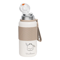 ROYALLOCKE 保温杯316不锈钢大容量水杯壶男女士户外保温双饮杯子 天幕白550ml