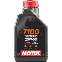 摩特(MOTUL)7100酯类全合成摩托车机油四冲程赛道级摩油SN 20W-50 1L 单瓶