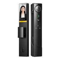 英典R20双摄猫眼智能门锁掌静脉指纹锁3D人脸智能锁电子锁入户密码锁