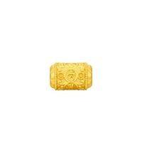 周大福 文化祝福足金黄金转运珠配绳EOR1369