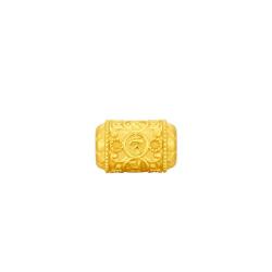周大福 文化祝福足金黄金转运珠配绳EOR1369