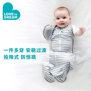 LOVE TO DREAM婴幼儿防惊跳睡袋四季通用可拆袖宝投降式睡袋 花眠中国XL码