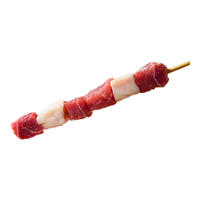 鲜京采 内蒙古原切羔羊肉串1kg （50串）鲜冻羊肉串