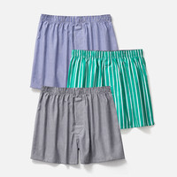 夏娃的色彩 阿罗裤男3条装透气棉内裤