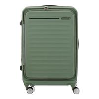美旅轻便旅行箱胖胖箱拉杆箱 前开盖大容量行李箱 长途短途差旅 HJ3 森林绿 29英寸