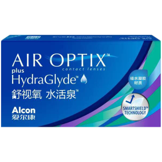 爱尔康 月抛舒视氧水活泉软性亲水接触镜 6片 850度