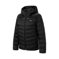 移动端、京东百亿补贴：adidas 女装连帽冬季保暖户外休闲运动羽绒服 M