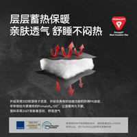 伯希和【云岭】户外睡袋Primaloft棉成人轻量化信封便携露营被子 【雪松绿】Primaloft 聚暖透气