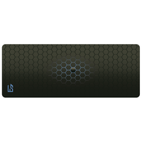 灵蛇 LINGSHE)鼠标垫800*300*3超大号加厚办公游戏鼠标垫学生电脑桌垫 精密锁边 P69 壁垒黑色 礼盒装