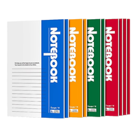 广博 5本装60张B5办公记事本子日记本软抄本颜色随机GBR0795