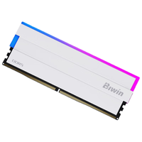 佰维（BIWIN）32G(16G×2)套装 DDR5 6000频率台式机内存条 时空行者DW100炫光 RGB灯条(C30) 白色 AI PC电脑配件