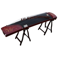 仙声 古筝初学者专业演奏考级刻字刻画扬州乐器 金荷花（架子+琴弦或凳子）