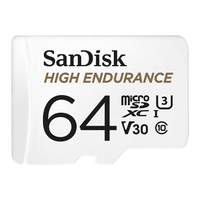 闪迪 Sandisk HIGH ENDURANCE系列 Micro-SD存储卡 64GB(UHS-I、V30、U3)