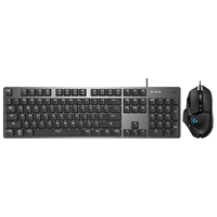 罗技 G502 HERO+K845 青轴 黑色 电竞键鼠套装