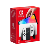 Nintendo 任天堂 Switch OLED/续航加强版日版/港版便携家用ns体感游戏掌机 港版OLED白色64GB（保税仓）