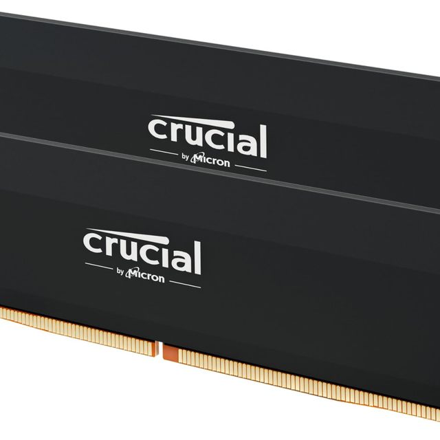 铂胜 BALLISTIX Crucial 英睿达 Pro DDR5电竞内存条 64 GB(2x32GB) 6000MHz CL40 黑色散热片 IntelAMD兼容台式机 镁光