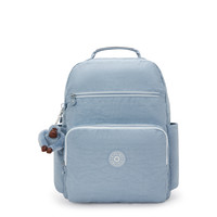 Kipling男女情侶2025大容量15.6寸电脑包轻便双肩包|SO BABY 天使蓝