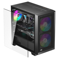 PCCOOLER 超频三 风行C3 D310 M-ATX机箱 半侧透 黑色