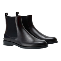 PEDRO牛皮切尔西靴25冬季新品男士通勤商务质感短靴PM1-96600014 深褐色
