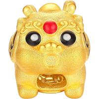 CHJ JEWELLERY 潮宏基 貔貅足金转运珠