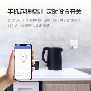 Aqara智能插座T1远程遥控定时开关家用五孔电量统计已接入苹果HomeKit