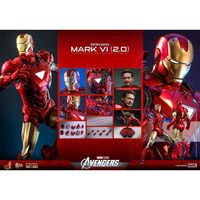 HOT TOYS 复仇者联盟4 终局之战 合金钢铁侠手办模型玩具 MK6  2.0