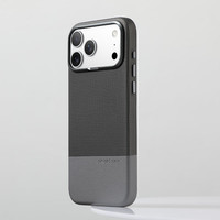 狸贝多 苹果Magsafe钻纹拼色素皮保护壳 iPhone 系列