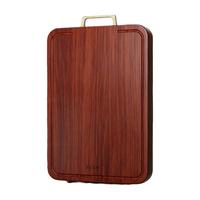 双枪（Suncha）整木菜板家用铁木砧板防霉实木案板切菜板擀面板 【方形】40*28*3cm