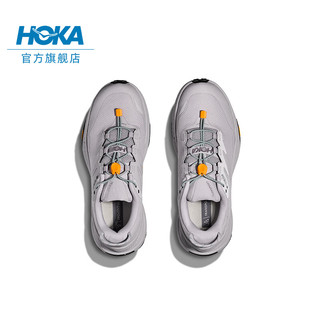 HOKA ONE ONE女款秋季户外畅行防水徒步鞋TRANSPORT GTX舒适防滑登山 烟灰色/烟灰色 38