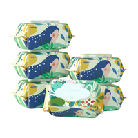 BoBDoG 巴布豆 婴童手口湿巾 80抽*6包